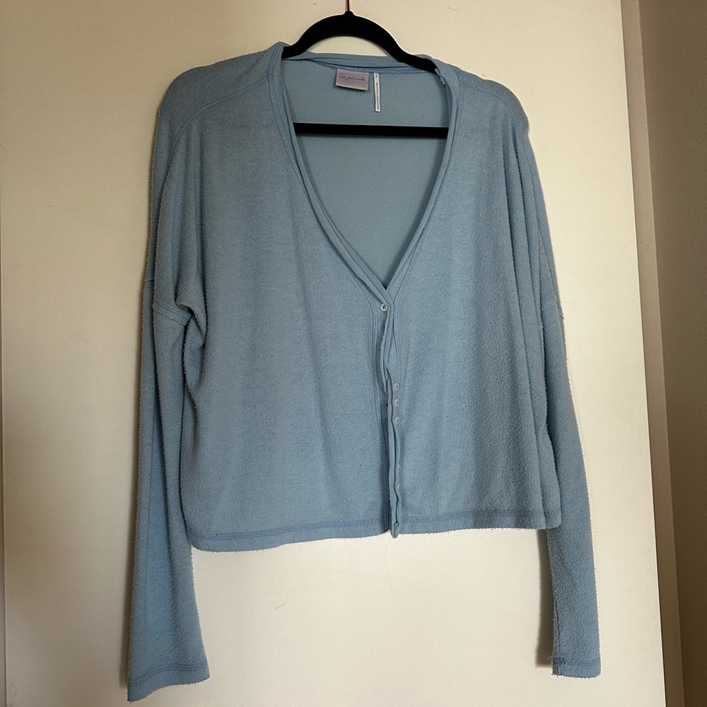 Urban Outfitters Sky Blue Knit Top